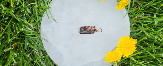 Black Tourmaline Pendant Copper 1