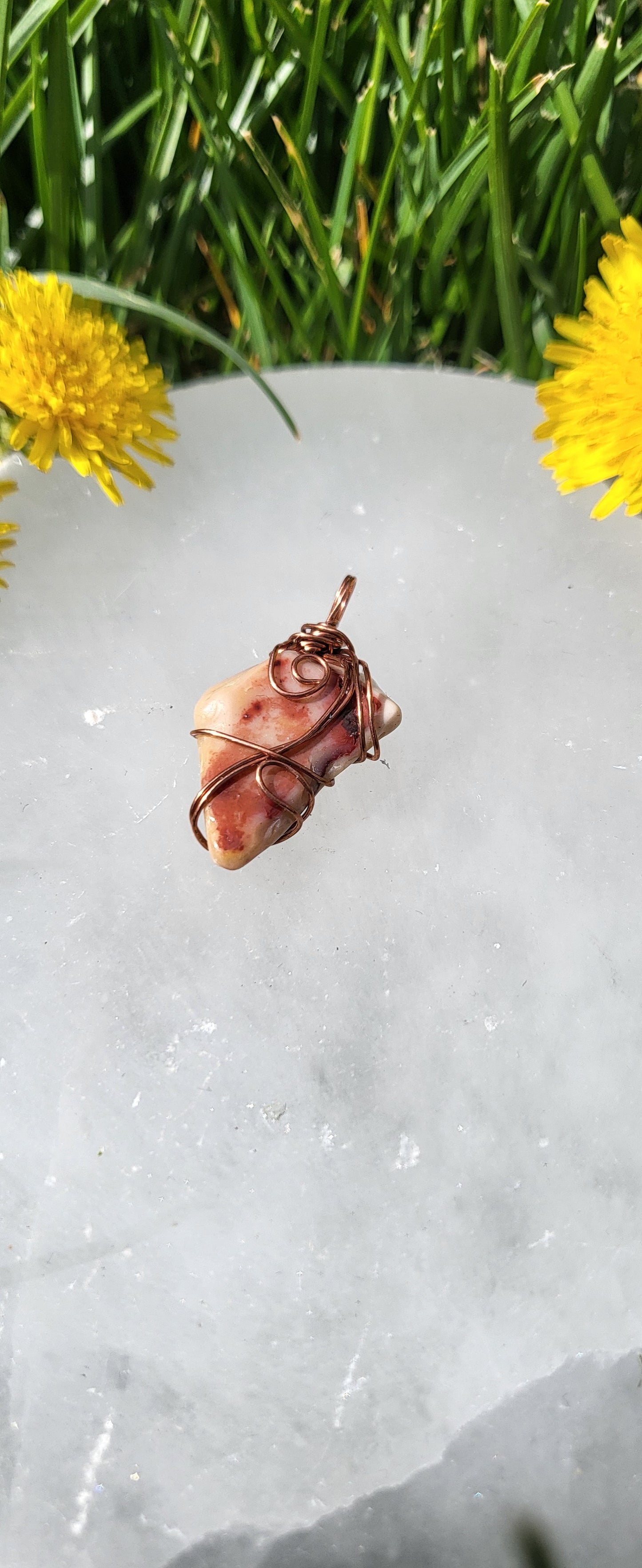 Mookaite Jasper Pendant Copper 4