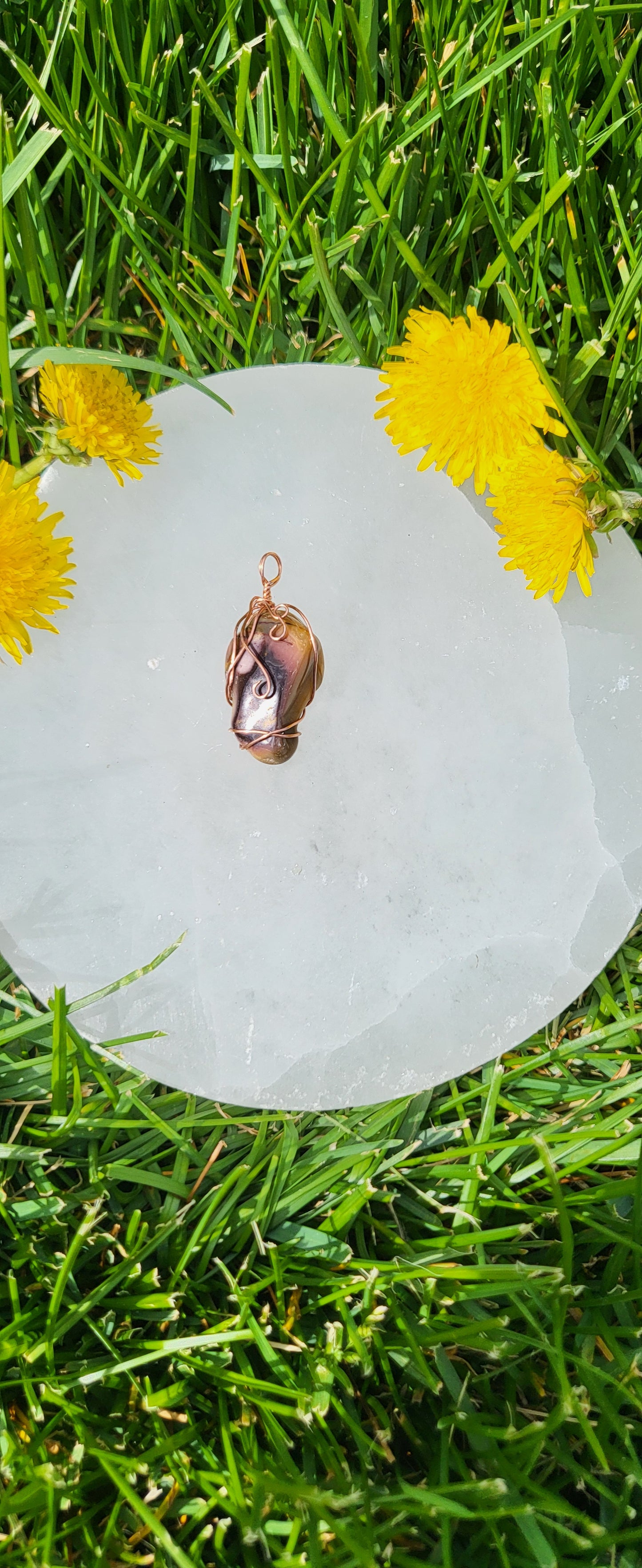 Mookaite Jasper Pendant Copper 6