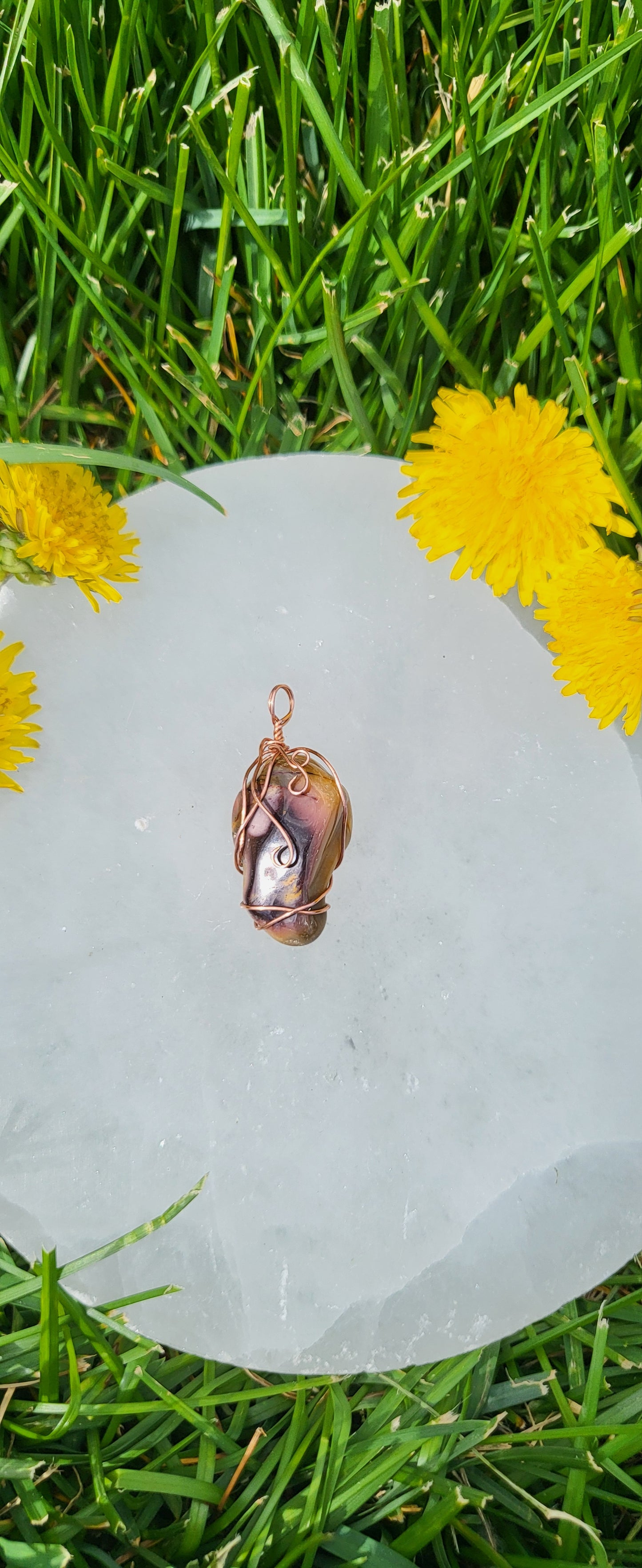 Mookaite Jasper Pendant Copper 6